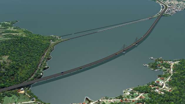 Dilma Rousseff inaugura ponte construída com tecnologia Lusa