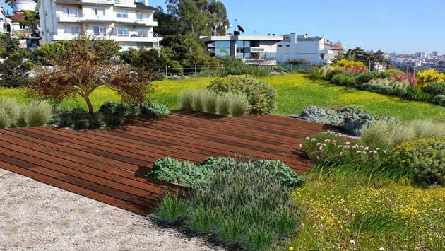Jardins Invertidos - solução construtiva para o terraço