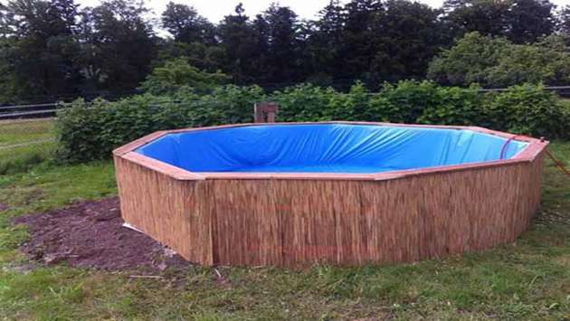 Especial paletes em madeira – construa uma piscina