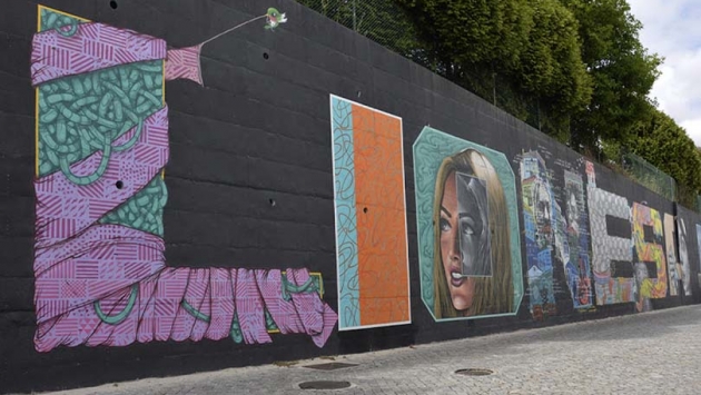 Lionesa, o maior mural de arte urbana no Norte do país